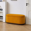 Bancs coffres velours
