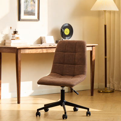OFFBJORN - Silla de escritorio en tejido marron